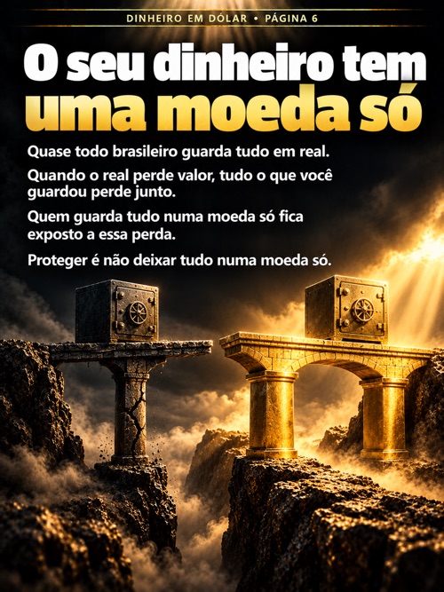 Página 6: O seu dinheiro tem uma moeda só
