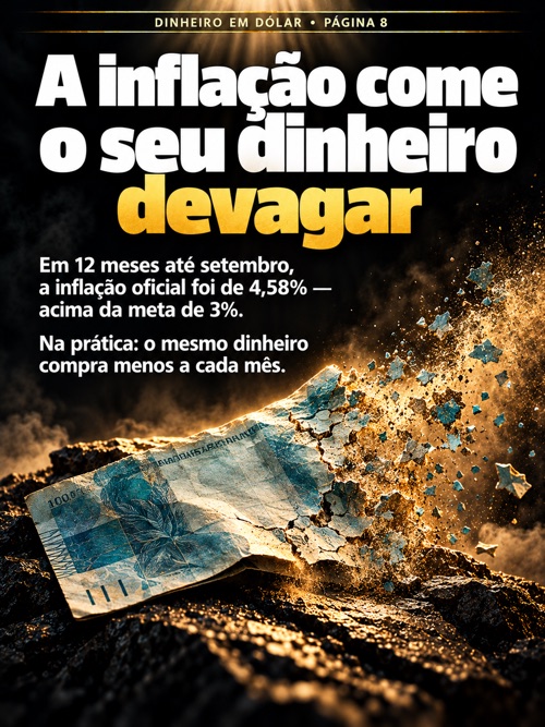 Página 8: A inflação come o seu dinheiro devagar