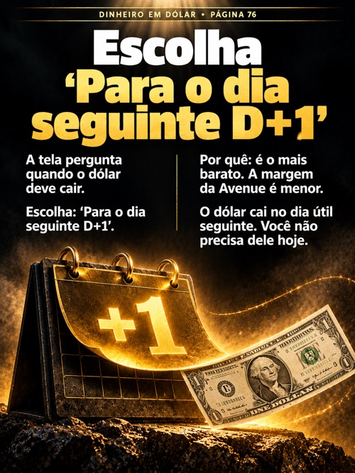 Página 76: Para o dia seguinte (D+1)